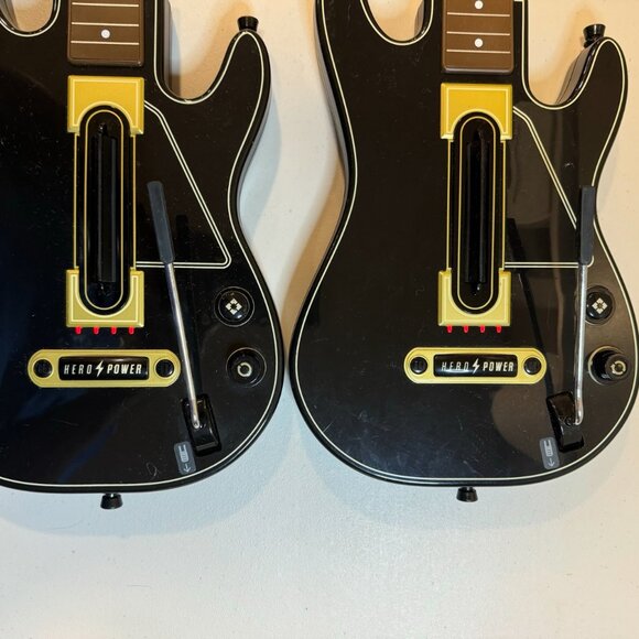 Guitar Hero Wireless Controllers Lot of 2 No Straps and Dongles Untested 0000654 - Picture 7 of 9